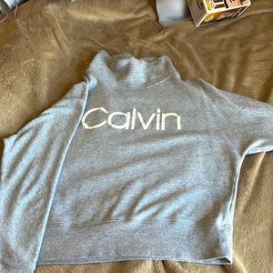 Calvin Klein Grey Performance Small sized sweatshirt